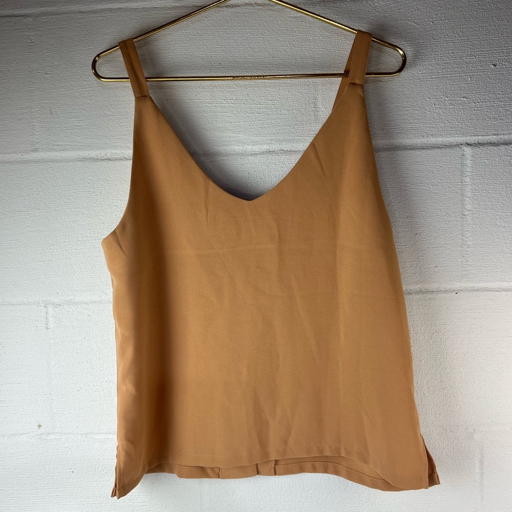 Code X Mode Tan Button Front Tank Top, XL - Picture 4 of 6